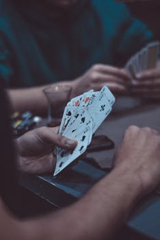 Leque de cartas — arte conceitual Bet7 Casino